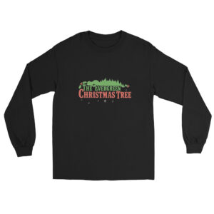 Evergreen Christmas Tree Men’s Long Sleeve Shirt