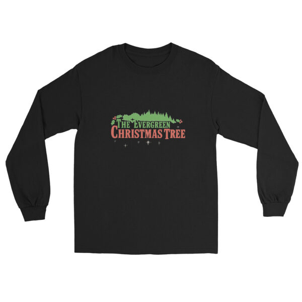 Evergreen Christmas Tree Men’s Long Sleeve Shirt