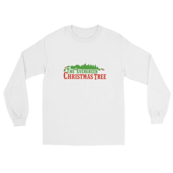 Evergreen Christmas Tree Men’s Long Sleeve Shirt - Image 6